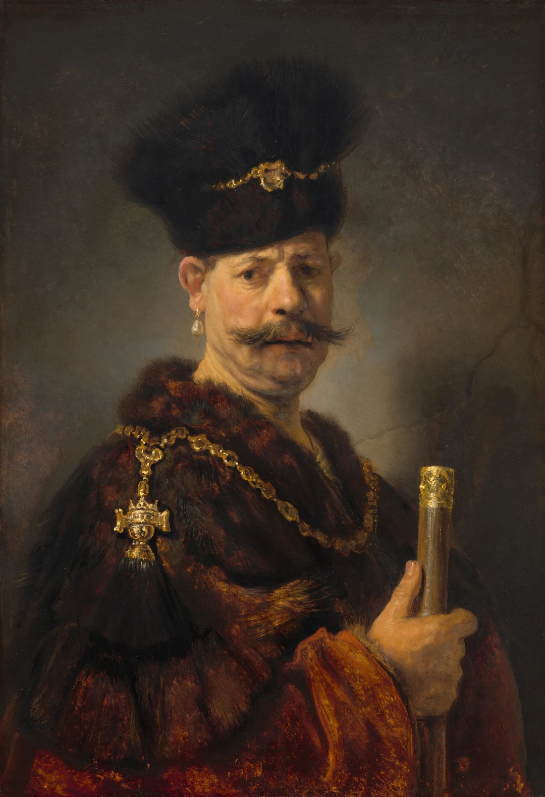A Polish Nobleman by Rembrandt van Rijn (1637)